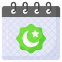 Ramadan Calendar Moon Icon