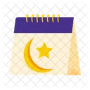 Ramadan Calendar Date Religion Icon