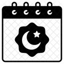 Ramadan Calendar Moon Icon