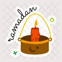 Ramadan Candle  Icon