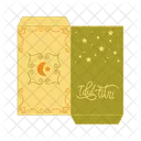 Moon And Stars Envelope Moon Night Icon