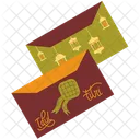 Ketupat And Lantern Envelope Envelope Mail Icon