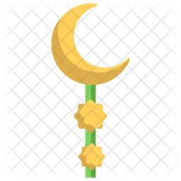 Ramadan Crescent Moon  Icon
