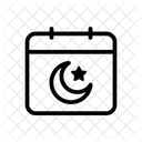Ramadan Datum Kalender Symbol
