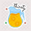 Thirsty Ramadan Drink Juice Jug 아이콘