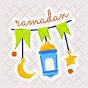 Ramadan Decor Ramadan Garland Ramadan Bunting Icon