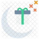 Gift Celebration Moon Icon