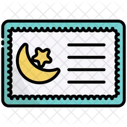 Ramadan Greeting Card  Icon