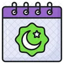 Ramadan Kalender Mond Symbol