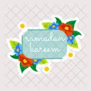 Ramadan Kareem Ramadan Typography Ramadan Wish Icon