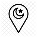 Ramadan Map Location Icon