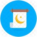 Ramadan Message Message Scroll Letter Icon