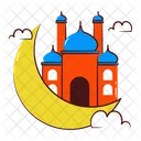 Ramadan Moon Crescent Moon And Star Icon
