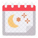 Ramadhan Date Schedule Icon