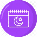 Ramdan Calendar Religion Calendar Icon