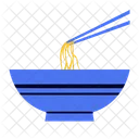 Ramen Chopstick Bowl Icon
