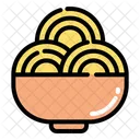 Ramen Noodle Fast Food Noodle Icon