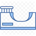 Ramp Slope Skateboard Icon