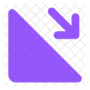 Ramp Down Icon