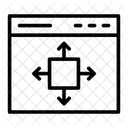 Marge Geschaft Pfeil Symbol