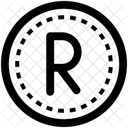 Rand Coin Coin Currency Icône