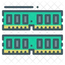 Random Access Memory Ram Chip Icon