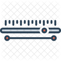 Range Icon - Download in Colored Outline Style