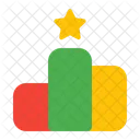 Rangliste Gesamtwertung Podium Symbol