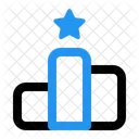 Rangliste Gesamtwertung Podium Symbol