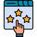Rangfolge Bewertung Rezension Symbol