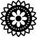 Rangoli Alpona Pattern Icon