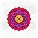 Rangoli Decoration Art Icon