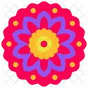 Rangoli Decoration Art Icon