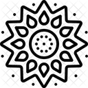 Rangoli Pattern Decoration Icon