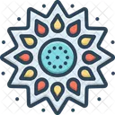 Rangoli Pattern Decoration Icon