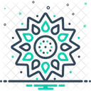 Rangoli Pattern Decoration Icon