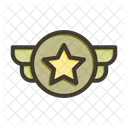 Badge Award Military Icon