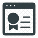 Clasificación del sitio web  Icono