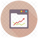 Web Analytics Classificacao Ícone