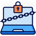 Ransomware Laptop Lock Icon