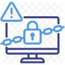 Ransomware Perigo Bloqueio Ícone