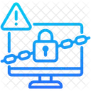Ransomware Perigo Bloqueio Ícone