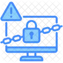 Ransomware Perigo Bloqueio Ícone