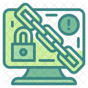 Ransomware Malware Monitor Lock アイコン
