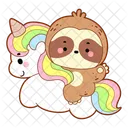 Perezoso Animal Verano Icono