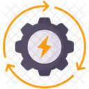 Rapid Circular Arrow Gear Icon