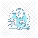 Hydrogen Energy Power Symbol