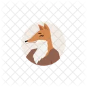 Raposa Avatar Vetor Ícone