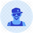 Rapper Streamline Kameleon Icon