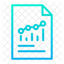 Fichier Danalyse Document Rapport Dentreprise Icône